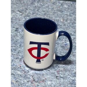Minnesota Twins MLB Coffee Mug TC Logo Navy Blue White Ceramic Cup NEW